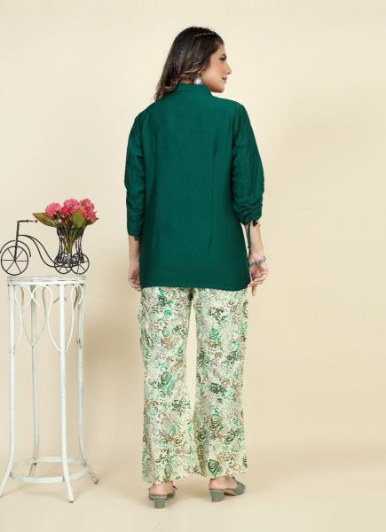 Green Modal Viscose Digitally Printed Resort-Wear Co-Ord Set