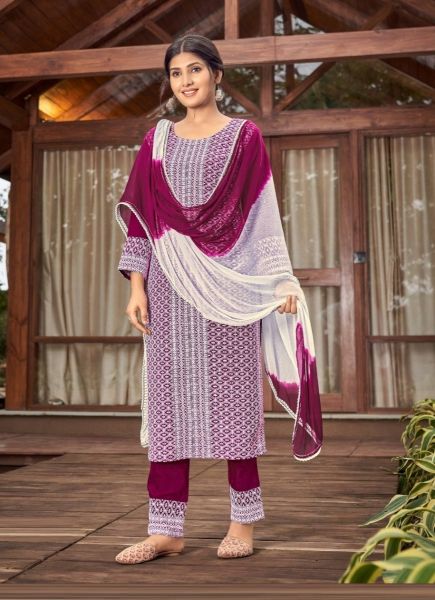 Jam Rayon Embroidery, Sequins & Schiffli-Work Festive-Wear Pant-Bottom Readymade Salwar Kameez