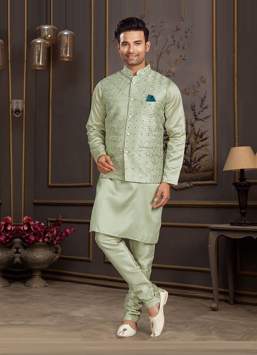 Mens Green Kurta Pajama - Buy Mens Green Kurta Pajama online at Best Prices  in India | Flipkart.com